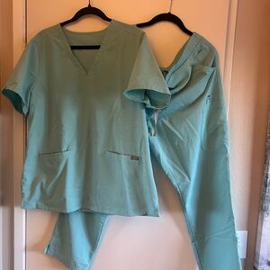 Teal Scrub Set